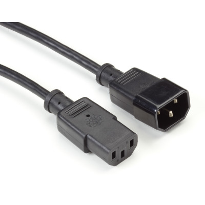 Black Box EPXR (-14, -25) 18 AWG Extension Power Cord, IC13 (F) to C14 (M), 2-ft. or 6-ft.